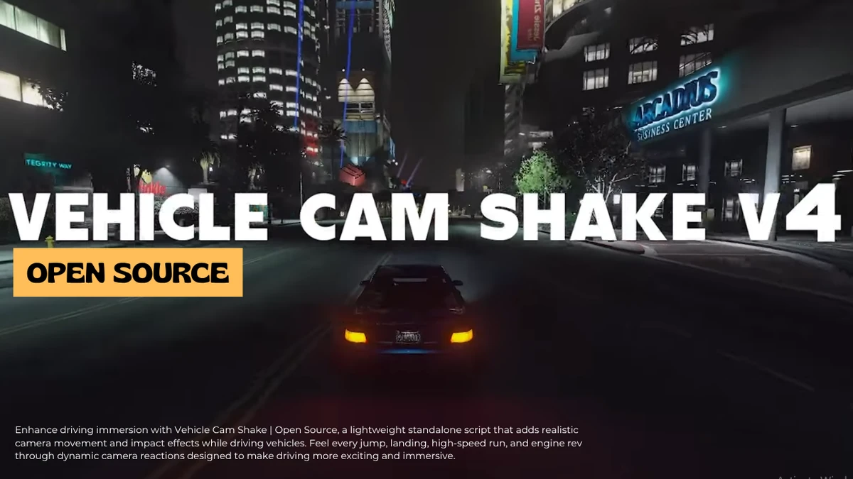 Vehicle Cam Shake | Open Source
